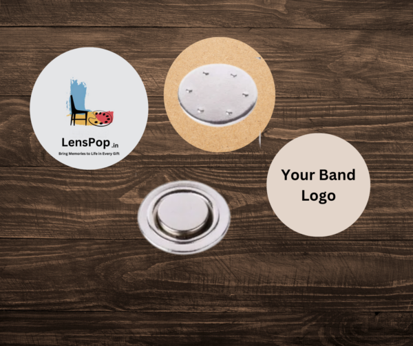 Personalized Magnetic Badge | Showcase Your Brand | Lenspop.in