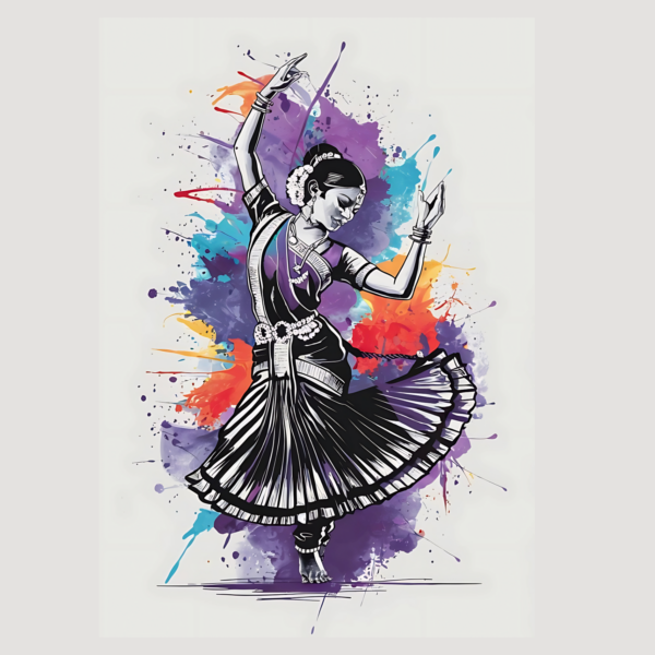 Dancing Grace: The Art of Bharatanatyam in Motion - Image 2