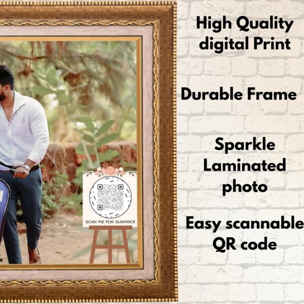 Scannable Photo Frame – Play Videos with Just a Scan | Perfect for Gifts & Memories - Image 2