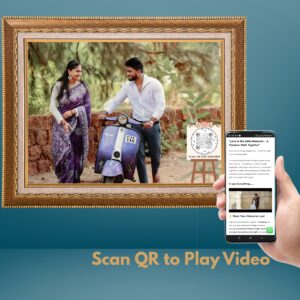 Scannable Photo frame – Play Videos with Just a Scan | Perfect for Gifts & Memories